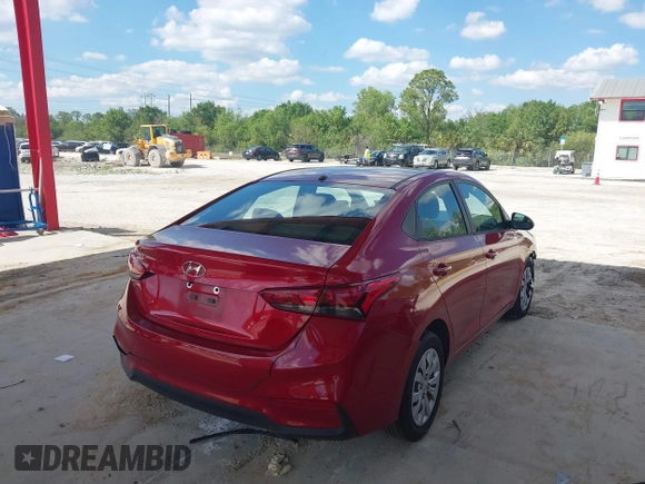 2021 Hyundai Accent SE with VIN 3KPC24A69ME131233, listed as a IAAI auction lot 41676819 with 88,476 mi miles and . Bid and sale history available at DreamBid. Image 4.