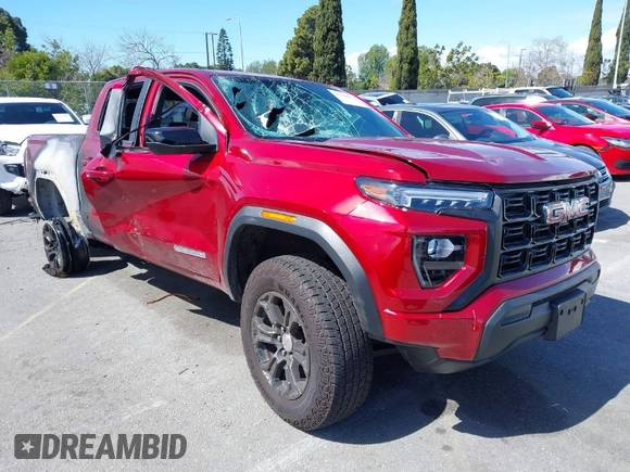 2024 GMC Canyon 2WD Elevation with VIN 1GTP5BEK8R1140214, listed as a IAAI auction lot 41788951 with 8,864 mi miles. Bid and sale history available at carsss.com. Image 1.