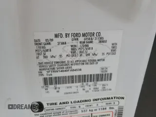 2009 Ford F-150 XL with VIN 1FTRW14849FA84538, listed as a Copart auction lot 51106215 with 165,411 mi miles and Clean title. Bid and sale history available at DreamBid. Image 12.