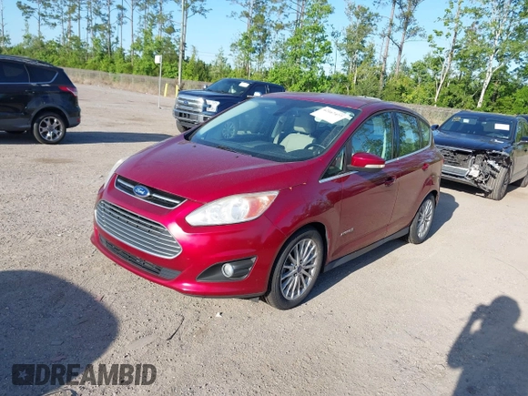 2013 Ford C-Max SEL with VIN 1FADP5BU4DL544263, listed as a IAAI auction lot 42167477 with 91,713 mi miles. Bid and sale history available at carsss.com. Image 2.