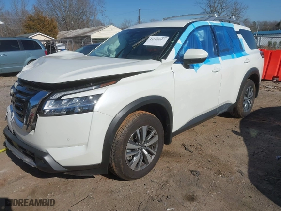 2024 Nissan Pathfinder SL with VIN 5N1DR3CC7RC310071, listed as a IAAI auction lot 41660927 with 3,427 mi miles. Bid and sale history available at carsss.com. Image 17.