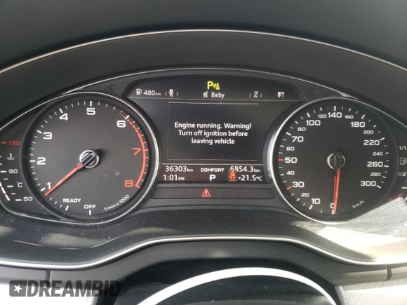 2018 Audi Q5 Premium Plus with VIN WA1BNAFY9J2045077, listed as a Copart auction lot 61676022 with 36,303 mi miles. Bid and sale history available at carsss.com. Image 8.