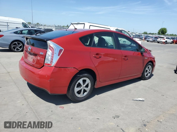 2012 Toyota Prius One with VIN JTDKN3DU0C1525597, listed as a Copart auction lot 54393245 with 234,066 mi miles and Clean Title. Bid and sale history available at carsss.com. Image 3.