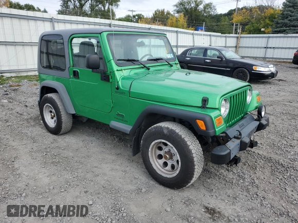2005 Jeep Wrangler Sport with VIN 1J4FA49S95P315455, listed as a Copart auction lot 73159804 with 108,419 mi miles and Salvage Title. Bid and sale history available at carsss.com. Image 4.