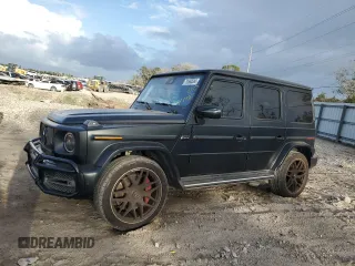 2020 Mercedes-Benz G AMG G 63 with VIN W1NYC7HJ4LX349439, listed as a Copart auction lot 78580584 with 46,886 mi miles and Salvage Title. Bid and sale history available at carsss.com. Image 1.