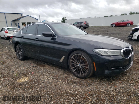 2023 BMW 5 Series 540i xDrive with VIN WBA73BJ09PWY20498, listed as a Copart auction lot 68099554 with 12,185 mi miles and Salvage Title. Bid and sale history available at carsss.com. Image 4.