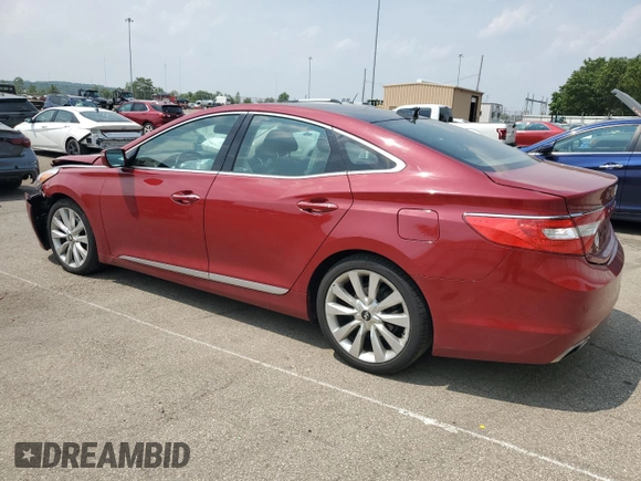 2016 Hyundai Azera Limited z VIN KMHFH4JG5GA547285, wystawiony jako Copart lot #59556175 z przebiegiem 133 130 mil mil oraz Szkoda całkowita • Salvage title. Historia ofert i sprzedaży dostępna na DreamBid. Obrazek 2.