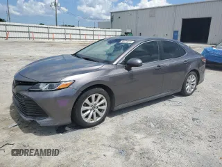 2018 Toyota Camry LE with VIN 4T1B11HK4JU006357, listed as a Copart auction lot 59474815 with 109,687 mi miles and Salvage title. Bid and sale history available at DreamBid. Image 1.