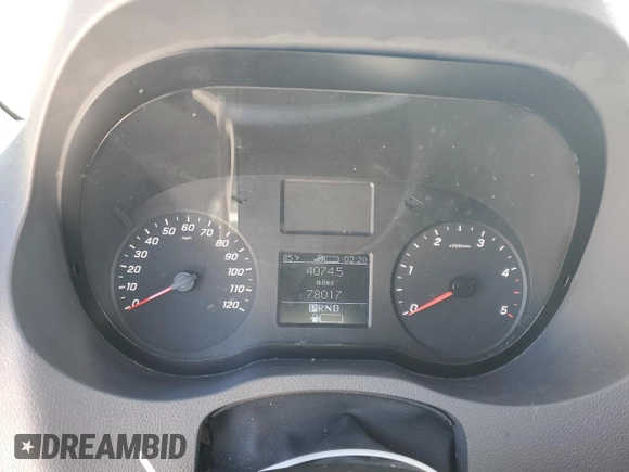 2020 Mercedes-Benz Sprinter with VIN W1W4EBHY4LT033597, listed as a Copart auction lot 44349805 with 78,017 mi miles and Non Repairable. Bid and sale history available at DreamBid. Image 9.