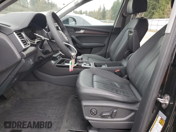 2024 Audi Q5 Premium Plus with VIN WA1BBAFY4R2014436, listed as a Copart auction lot 49390285 with 14,163 mi miles and Salvage title. Bid and sale history available at DreamBid. Image 7.