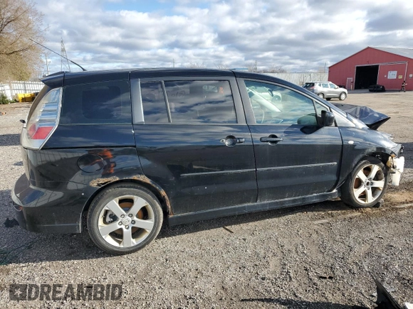 2007 Mazda 5 Touring with VIN JM1CR293670158154, listed as a Copart auction lot 52102255 with Not provided miles and Salvage title. Bid and sale history available at DreamBid. Image 3.