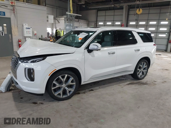 2021 Hyundai Palisade Limited z VIN KM8R5DHEXMU210597, wystawiony jako IAAI lot #41869656 z przebiegiem 56 874 mil mil oraz . Historia ofert i sprzedaży dostępna na DreamBid. Obrazek 17.