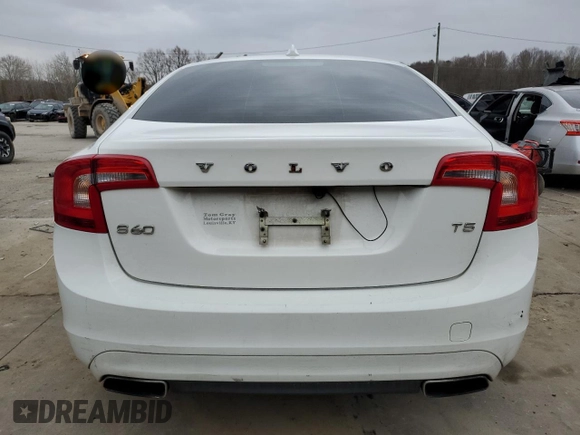 2015 Volvo S60 T5 Drive-E Premier with VIN YV140MFBXF1312468, listed as a Copart auction lot 84048144 with 139,979 mi miles and Salvage Title. Bid and sale history available at carsss.com. Image 6.