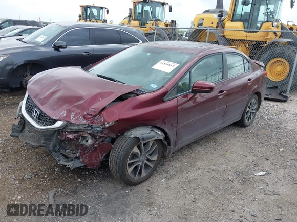 2014 Honda Civic Sedan EX with VIN 19XFB2F82EE020519, listed as a IAAI auction lot 41888819 with 127,412 mi miles. Bid and sale history available at carsss.com. Image 18.