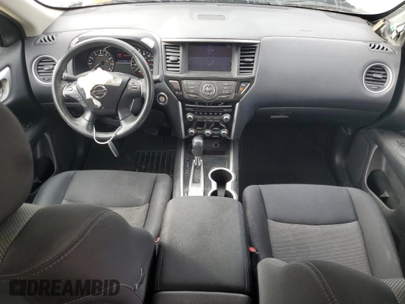 2017 Nissan Pathfinder SV z VIN 5N1DR2MN2HC639897, wystawiony jako Copart lot #52294365 z przebiegiem 168 435 mil mil oraz Szkoda całkowita • Salvage title. Historia ofert i sprzedaży dostępna na DreamBid. Obrazek 8.