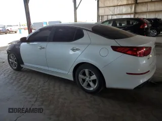 2015 Kia Optima LX with VIN KNAGM4A76F5589487, listed as a Copart auction lot 57791005 with 171,780 mi miles and Salvage title. Bid and sale history available at DreamBid. Image 2.