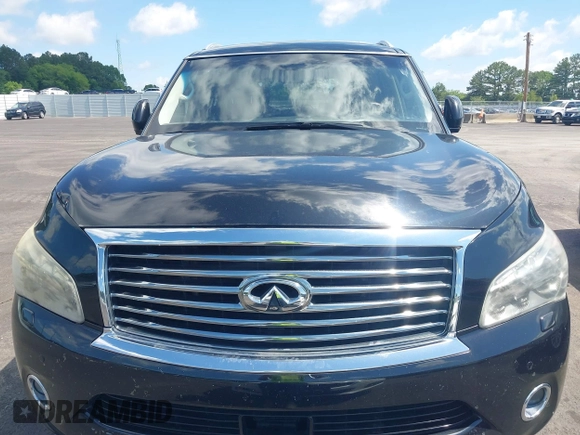 2012 Infiniti QX56 8-passenger with VIN JN8AZ2NC9C9315442, listed as a IAAI auction lot 42330752 with 167,026 mi miles and . Bid and sale history available at DreamBid. Image 12.