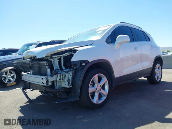 2015 Chevrolet Trax LTZ with VIN KL7CJTSBXFB236823, listed as a IAAI auction lot 42045817 with 138,930 mi miles. Bid and sale history available at carsss.com. Image 18.