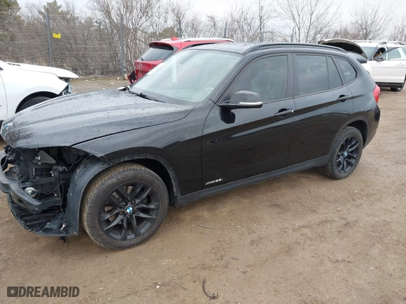 2015 BMW X1 xDrive28i with VIN WBAVL1C57FVY28856, listed as a IAAI auction lot 41695075 with 96,264 mi miles. Bid and sale history available at carsss.com. Image 2.