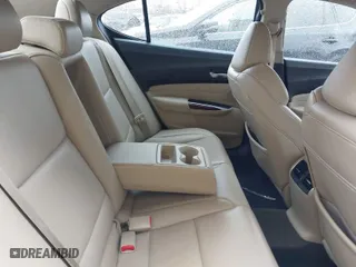 2015 Acura TLX V6 Tech with VIN 19UUB2F50FA016665, listed as a IAAI auction lot 41563642 with 161,386 mi miles. Bid and sale history available at carsss.com. Image 8.