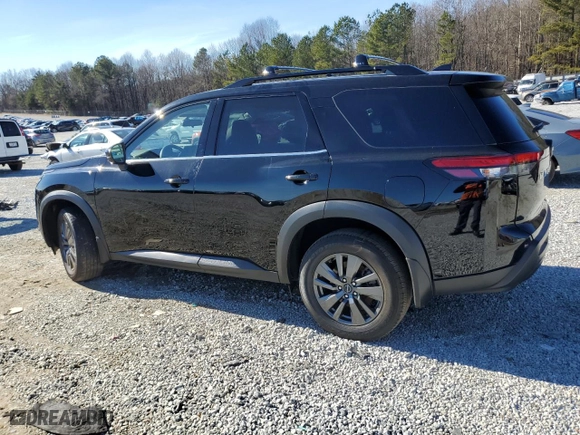 2023 Nissan Pathfinder SV with VIN 5N1DR3BC8PC213041, listed as a Copart auction lot 88118695 with 21,588 mi miles and Salvage Title. Bid and sale history available at carsss.com. Image 2.