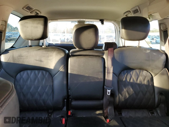 2023 Nissan Armada Platinum with VIN JN8AY2CC3P9181149, listed as a Copart auction lot 41335035 with 42,753 mi miles and Salvage Title. Bid and sale history available at carsss.com. Image 10.