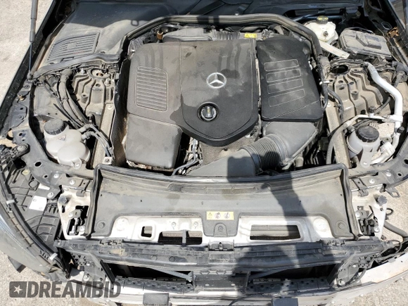 2022 Mercedes-Benz C 300 with VIN W1KAF4GB2NR050618, listed as a Copart auction lot 52556855 with 78,281 mi miles and Salvage title. Bid and sale history available at DreamBid. Image 11.