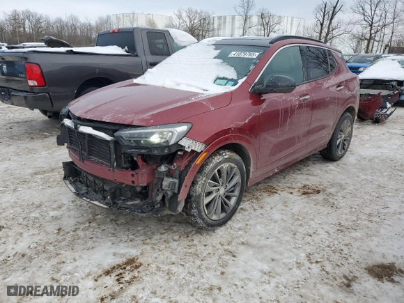 2020 Buick Encore GX Essence with VIN KL4MMGSL6LB099223, listed as a Copart auction lot 41879765 with 53,522 mi miles and Salvage Title. Bid and sale history available at carsss.com. Image 1.