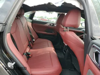 2023 BMW i4 eDrive35 with VIN WBY43AW07PFR07338, listed as a Copart auction lot 55706144 with 8,579 mi miles and Non Repairable. Bid and sale history available at carsss.com. Image 10.