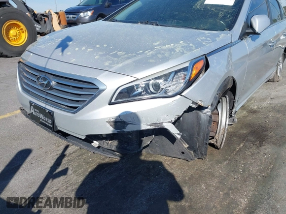 2017 Hyundai Sonata 2.4L with VIN 5NPE24AF8HH586326, listed as a IAAI auction lot 41811836 with 109,860 mi miles and . Bid and sale history available at carsss.com. Image 17.