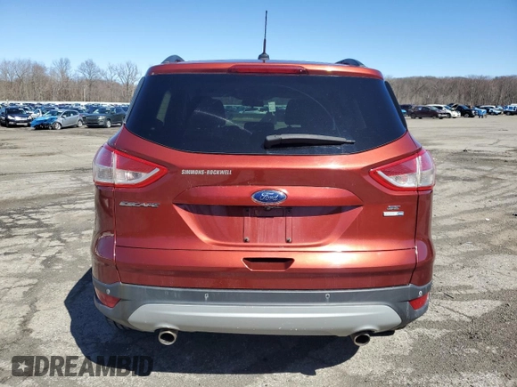 2014 Ford Escape SE with VIN 1FMCU9GX1EUB04372, listed as a Copart auction lot 49874705 with 201,106 mi miles and Salvage Title. Bid and sale history available at DreamBid. Image 6.