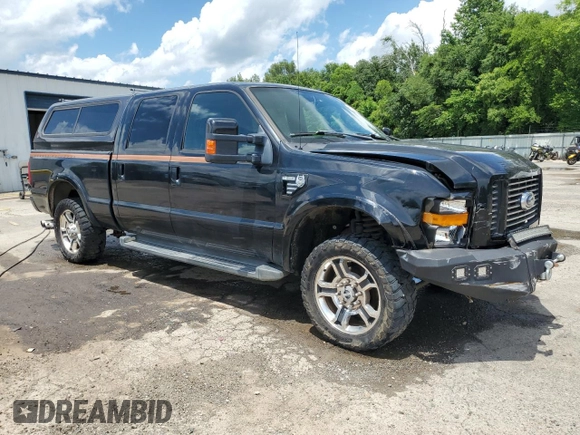 2008 Ford F-250 XL with VIN 1FTSW21R88ED30385, listed as a Copart auction lot 60608995 with 134,048 mi miles and Salvage title. Bid and sale history available at DreamBid. Image 4.