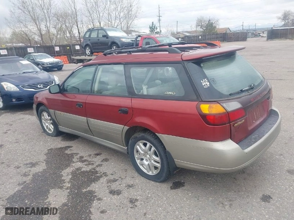 2002 Subaru Legacy Wagon Outback with VIN 4S3BH675X26627987, listed as a IAAI auction lot 41921621 with 114,981 mi miles. Bid and sale history available at carsss.com. Image 3.