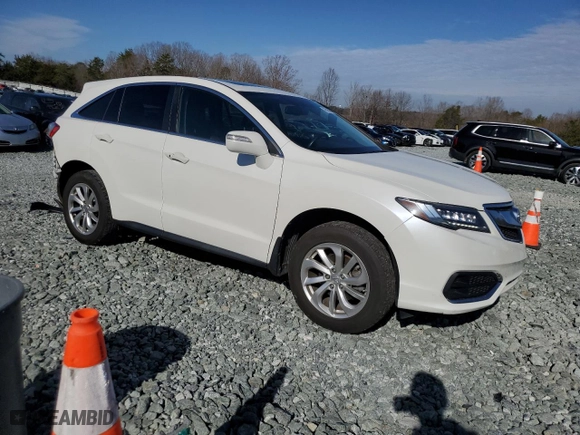 2018 Acura RDX with VIN 5J8TB3H36JL014221, listed as a Copart auction lot 43590035 with 72,916 mi miles and Salvage Title. Bid and sale history available at carsss.com. Image 4.