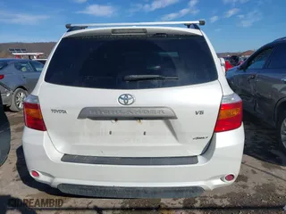 2009 Toyota Highlander with VIN JTEES41A092128461, listed as a IAAI auction lot 41510083 with 222,952 mi miles. Bid and sale history available at carsss.com. Image 16.