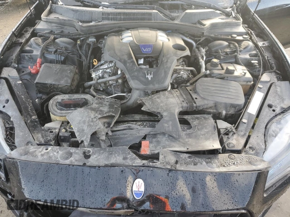 2019 Maserati Quattroporte S with VIN ZAM56YPA3K1333013, listed as a Copart auction lot 54382315 with 57,678 mi miles and Salvage Title. Bid and sale history available at carsss.com. Image 11.