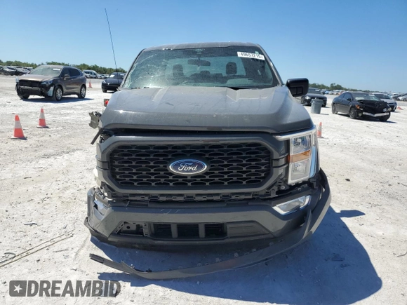 2021 Ford F-150 XL z VIN 1FTEW1CP6MFB40673, wystawiony jako Copart lot #49657215 z przebiegiem 54 083 mil mil oraz Nie do naprawy • Non repairable. Historia ofert i sprzedaży dostępna na DreamBid. Obrazek 5.