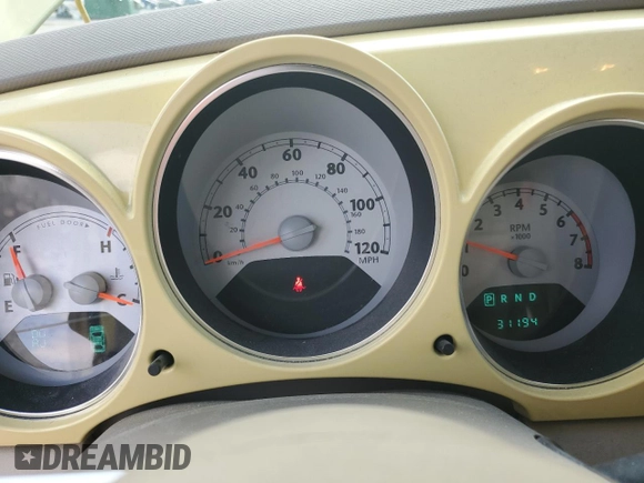 2007 Chrysler PT Cruiser Touring with VIN 3A4FY58BX7T612011, listed as a Copart auction lot 79733764 with 31,194 mi miles and Salvage Title. Bid and sale history available at DreamBid. Image 9.