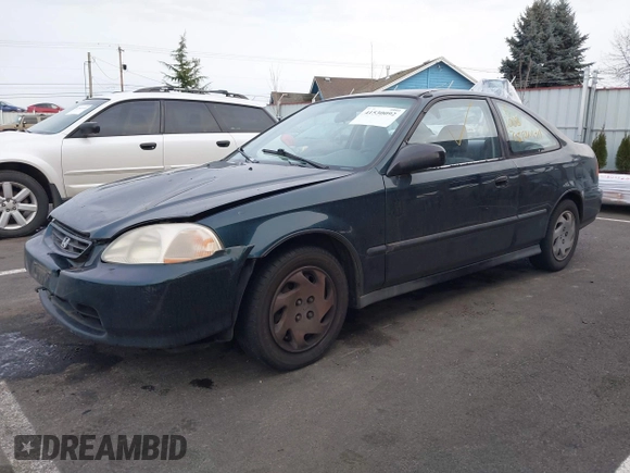 1998 Honda Civic DX with VIN 1HGEJ6227WL135537, listed as a IAAI auction lot 41530092 with 187,011 mi miles. Bid and sale history available at carsss.com. Image 2.