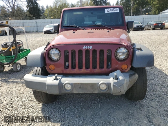 2010 Jeep Wrangler Sport with VIN 1J4AA2D11AL126197, listed as a Copart auction lot 53701635 with 141,483 mi miles and Salvage Title. Bid and sale history available at carsss.com. Image 5.