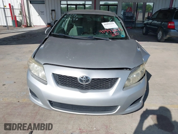 2010 Toyota Corolla with VIN 1NXBU4EE7AZ216037, listed as a IAAI auction lot 41992233 with 1 mi miles. Bid and sale history available at carsss.com. Image 11.