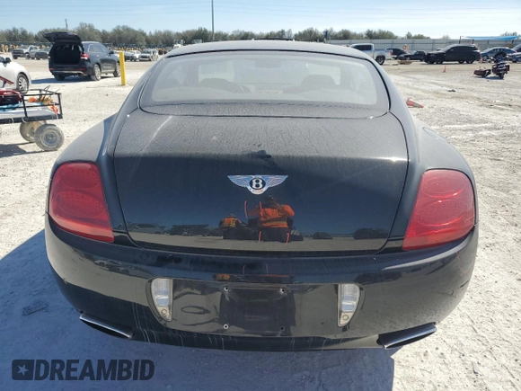2008 Bentley Continental GT with VIN SCBCP73W88C057478, listed as a Copart auction lot 45030315 with 31,785 mi miles and Salvage Title. Bid and sale history available at DreamBid. Image 6.