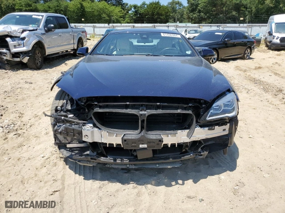 2019 BMW 6 Series 650i with VIN WBA6D4C54KGA01093, listed as a Copart auction lot 61496984 with 23,951 mi miles and Salvage Title. Bid and sale history available at carsss.com. Image 5.
