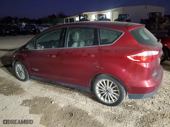 2013 Ford C-Max Energi SEL with VIN 1FADP5CU0DL524168, listed as a Copart auction lot 86360124 with 0 mi miles and Non Repairable. Bid and sale history available at carsss.com. Image 2.