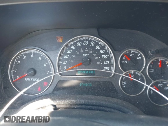 2003 GMC Envoy SLE with VIN 1GKDS13S532176330, listed as a IAAI auction lot 41757554 with 274,878 mi miles. Bid and sale history available at carsss.com. Image 7.