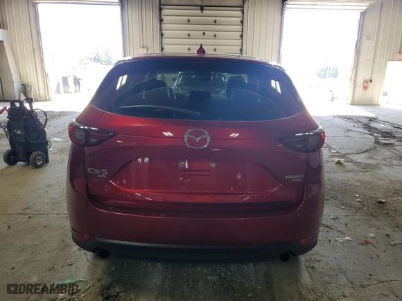 2021 Mazda CX-5 Grand Touring Reserve with VIN JM3KFBAY3M0423448, listed as a Copart auction lot 49158545 with 25,643 mi miles and Salvage Title. Bid and sale history available at carsss.com. Image 6.