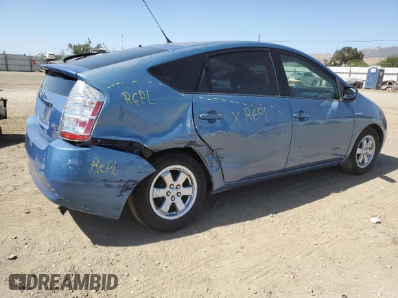 2007 Toyota Prius with VIN JTDKB20U477633166, listed as a Copart auction lot 61981615 with 153,491 mi miles and Salvage title. Bid and sale history available at DreamBid. Image 3.