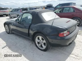 2000 BMW Z3 2.5 z VIN WBACH9347YLF91639, wystawiony jako Copart lot #76951294 z przebiegiem Nie podano mil oraz Szkody całkowita. Historia ofert i sprzedaży dostępna na DreamBid. Obrazek 2.