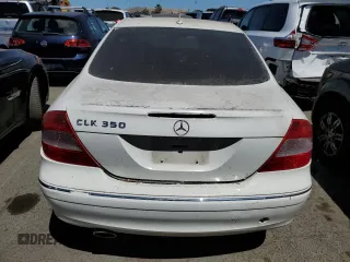 2007 Mercedes-Benz CLK 350 with VIN WDBTJ56H97F205410, listed as a Copart auction lot 57543504 with 86,283 mi miles and Salvage Title. Bid and sale history available at DreamBid. Image 6.