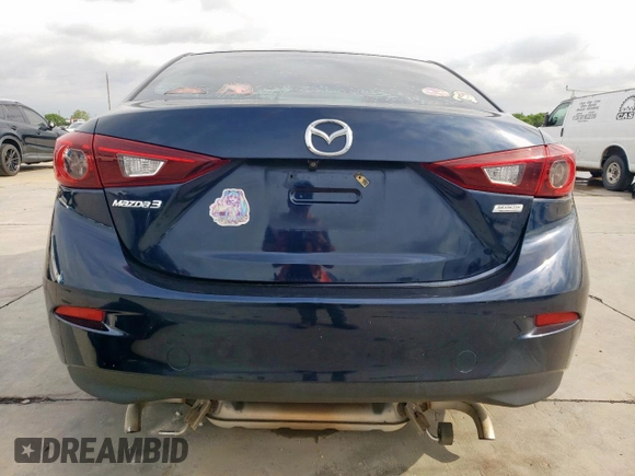 2016 Mazda 3 i Sport with VIN JM1BM1U77G1325615, listed as a Copart auction lot 54782155 with 112,750 mi miles and Salvage Title. Bid and sale history available at DreamBid. Image 6.